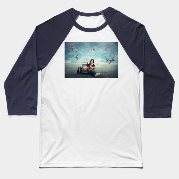 entertainment Baseball T-Shirt by 1STunningArt